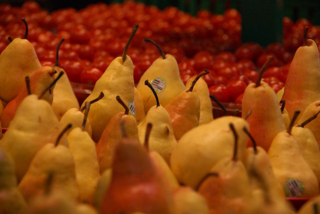 Les couleurs d'hiver du marché de Jean Talon