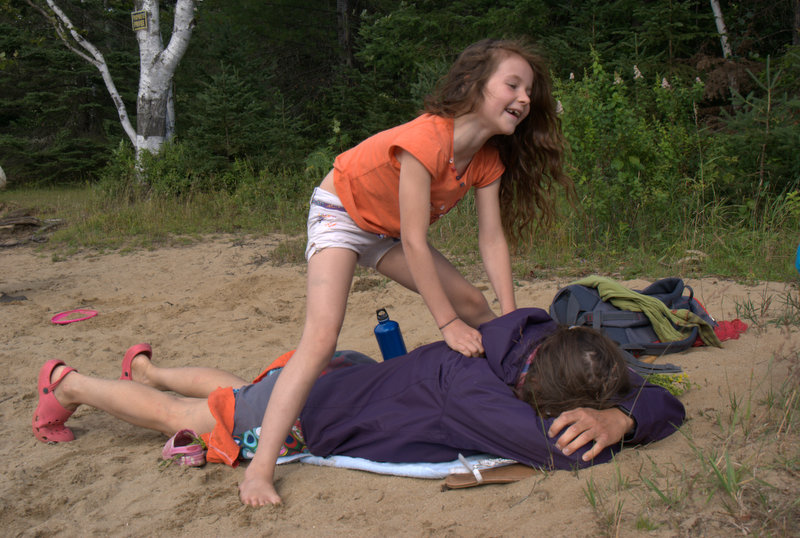 Séance de massage.