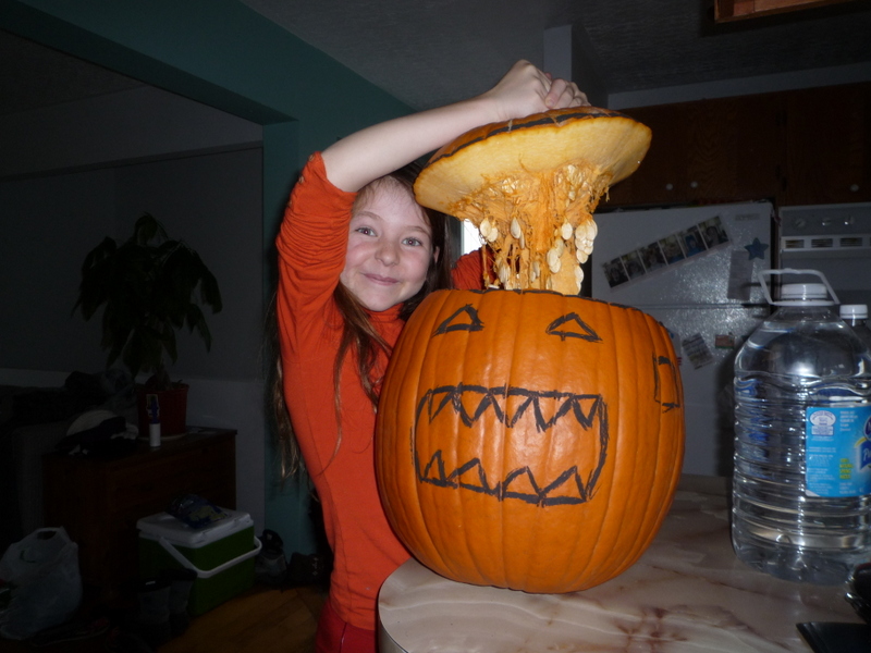 Il est temps de creuser la courge !