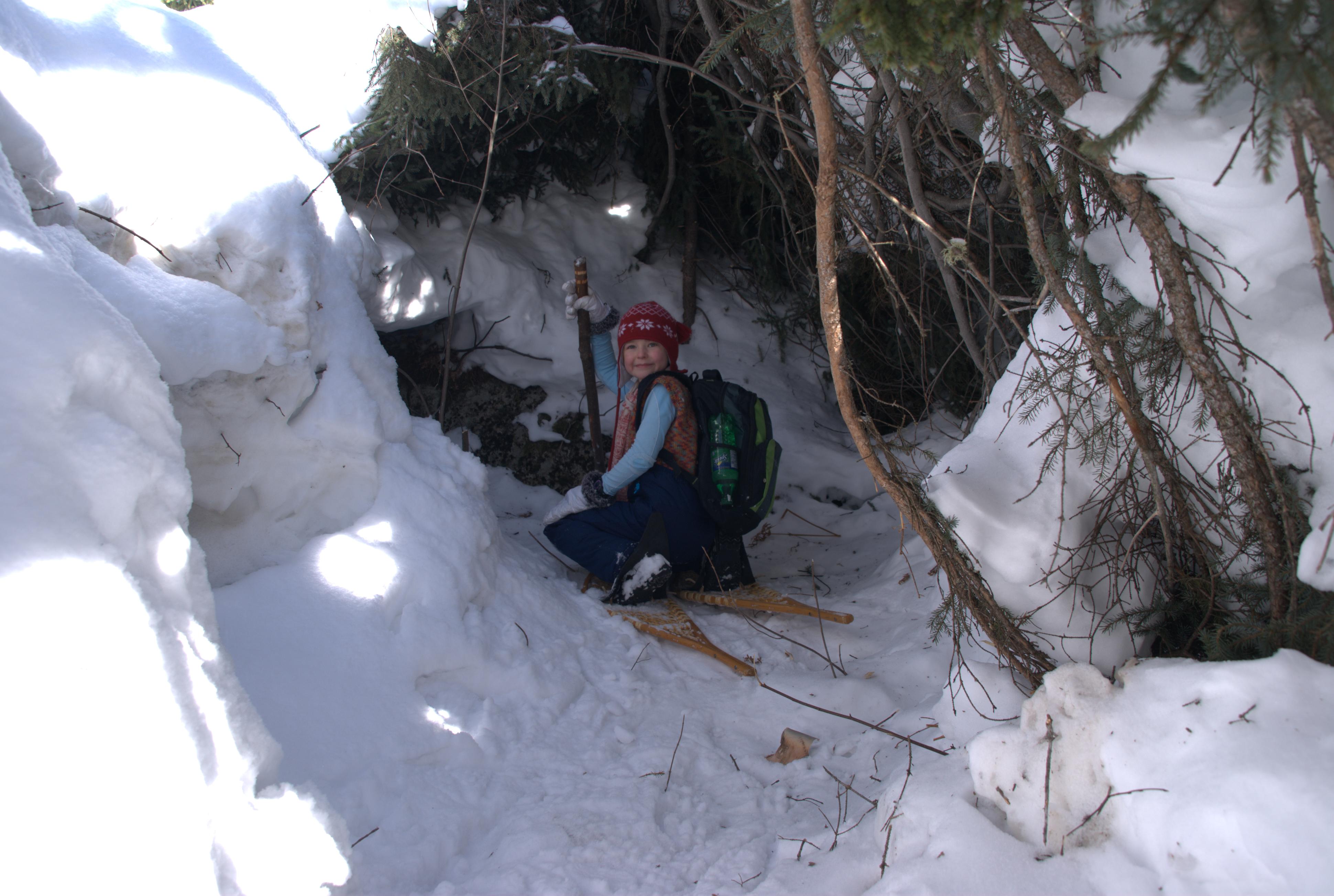 Une autre cabane sur le parcours.