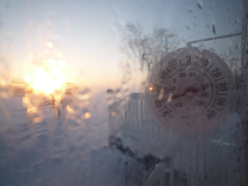 Par -40° un matin de janvier...