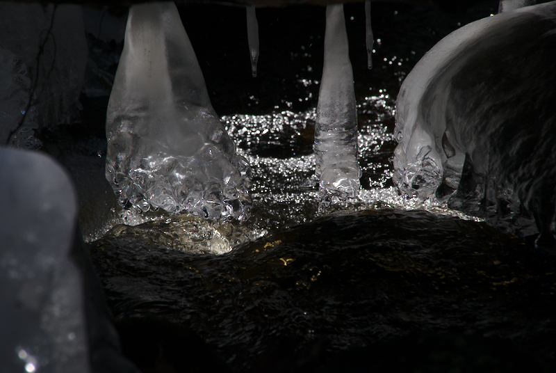 L'eau sous différents états: spectaculaire.