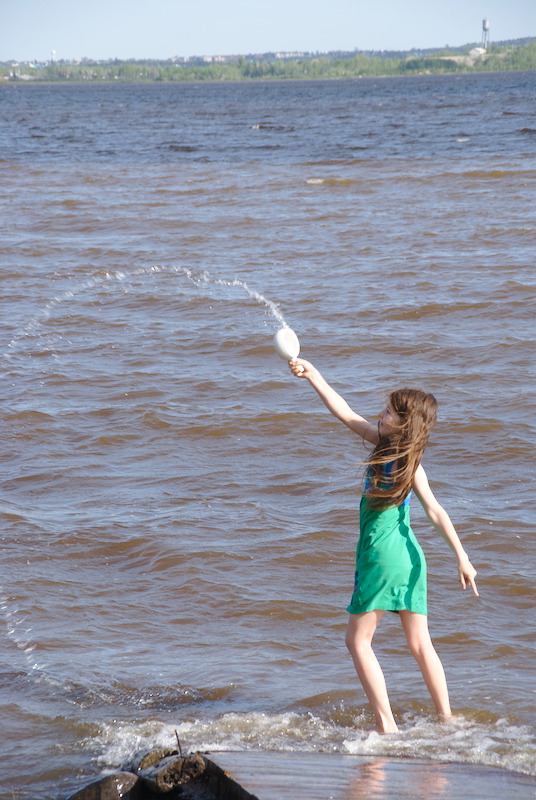 Les pieds dans l'eau à la maison!