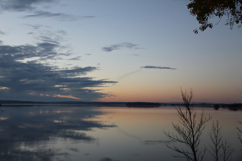 La symétrie est le reflet d'un calme réel.