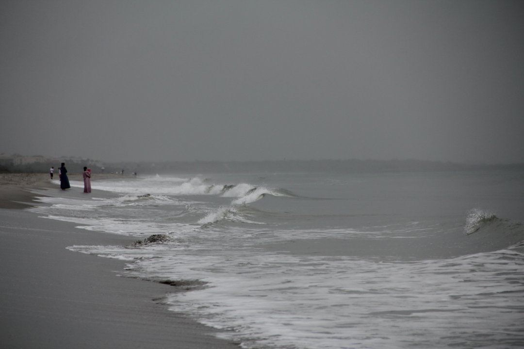 Il ne fait pas beau tous les jours au bord de l'atlantique.