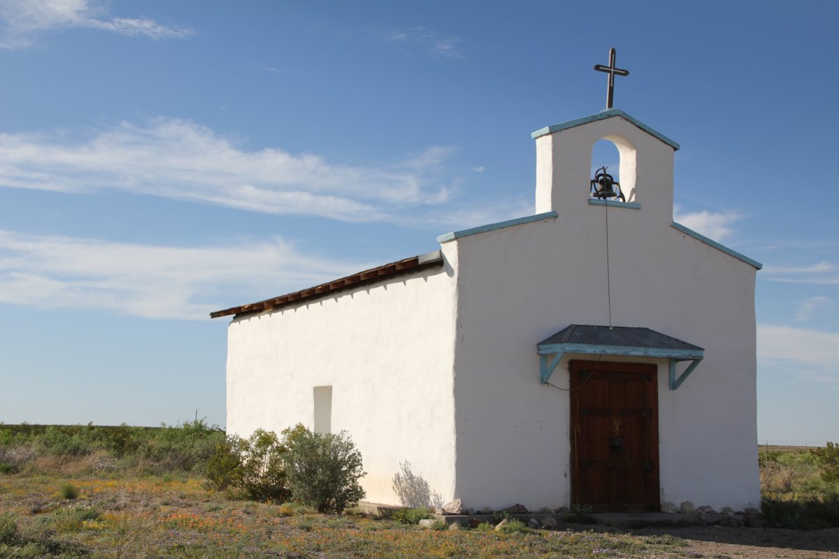 Une chapelle sur le chemin d'El Paso...