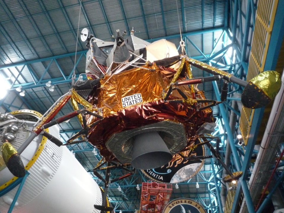 On dirait une construction d'enfants et pourtant ce module lunaire d'Apollo a ramené les astronautes sur Terre.