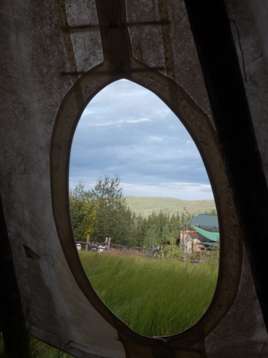 Vue du tipi.