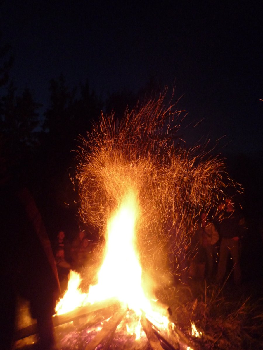 Le feu de l'amitié.