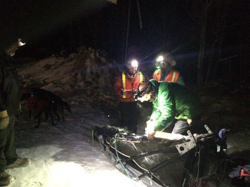 J'accueille Tom Frode johansen, un norvégien. C'est un rookie (première Yukon Quest ).