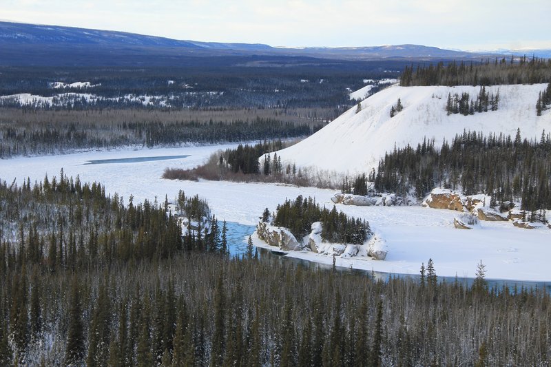 Que de relief ! La Yukon Quest est difficile en dénivelés.