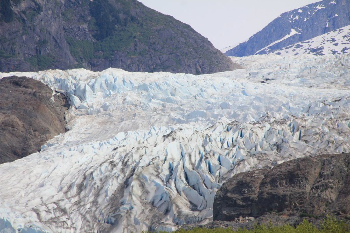Le glacier de Mendenhall.